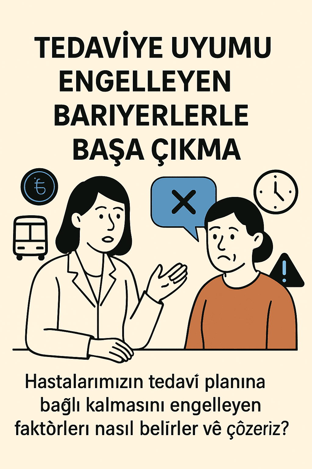 Tedaviye uyumu engelleyen bariyerlerle başa çıkma