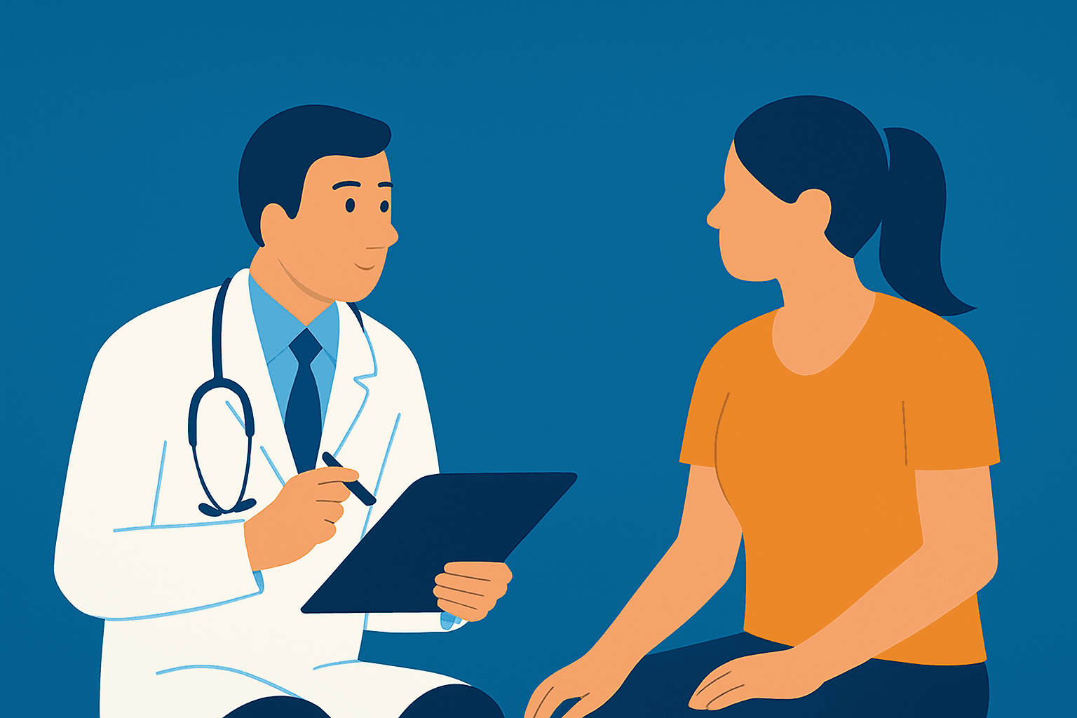 Hasta ve terapist görüşmesi